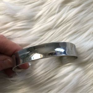 Small silver cuff bracelet
